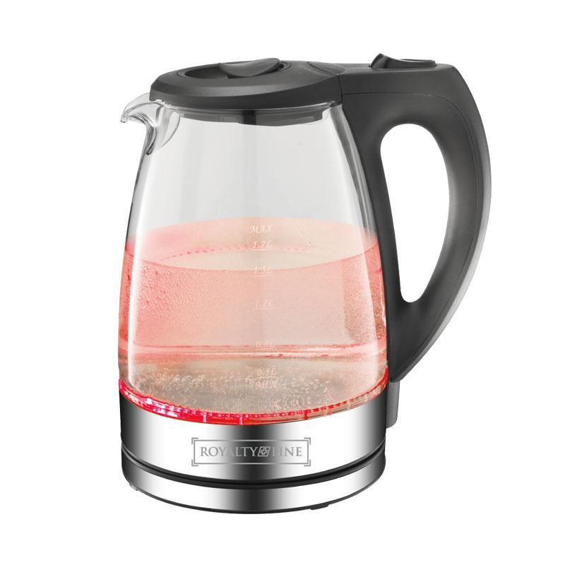 Wasserkocher aus Glas mit Licht von Royalty Line | Brehn