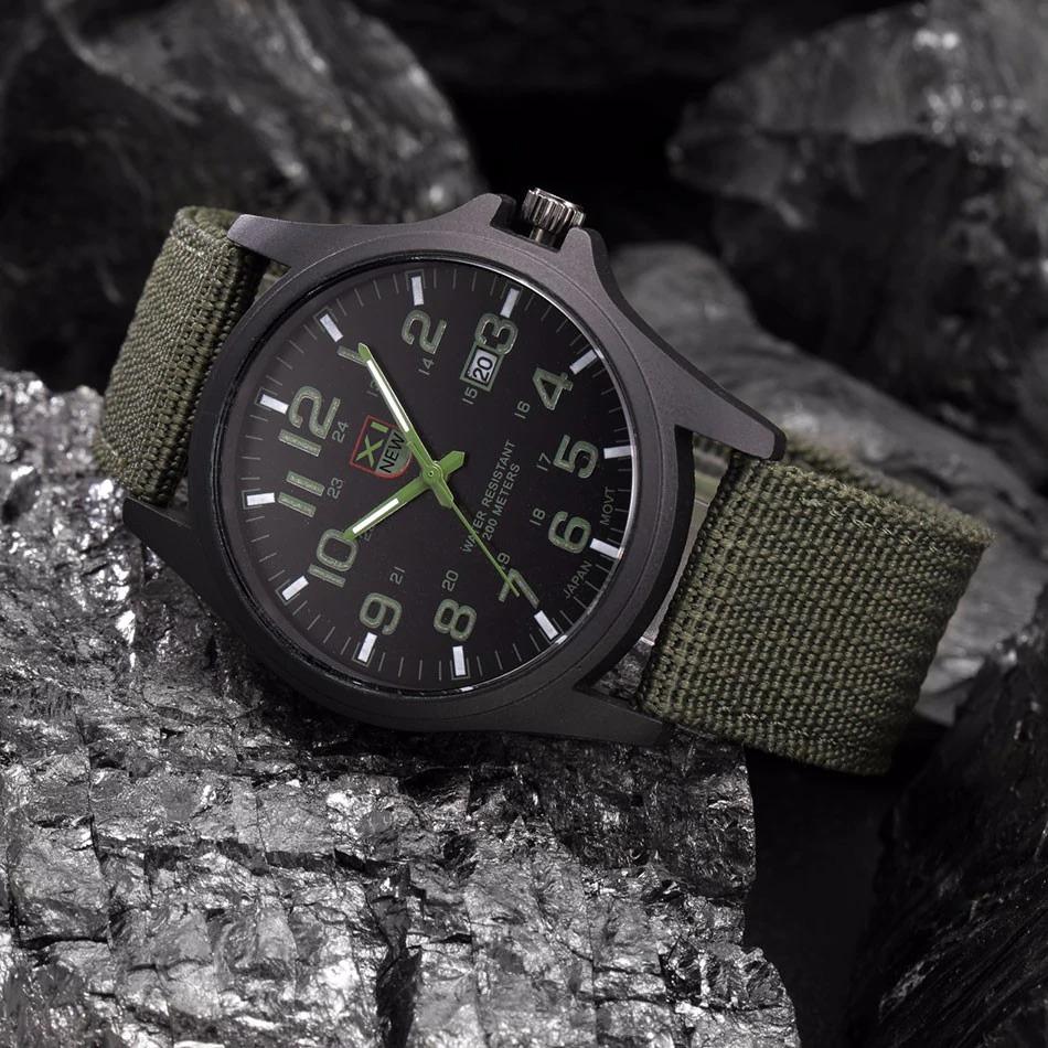 Taktische Herren Uhr AdventureTime – Wasserdicht und Stoßfest mit LED | Brehn