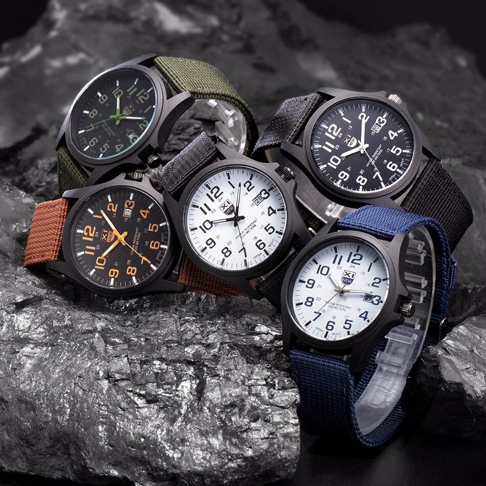 Taktische Armbanduhr - Militärstil Armbanduhr
