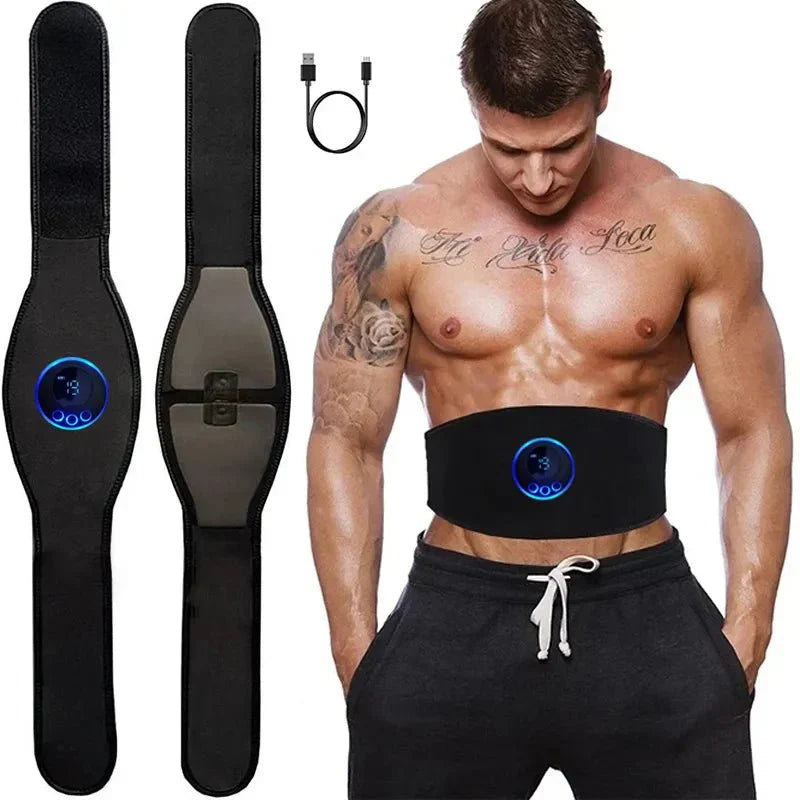 EMS-Bauchmuskeltrainer – 19-stufiger Bauchmuskelstimulator zur Stärkung der Rumpfmuskulatur