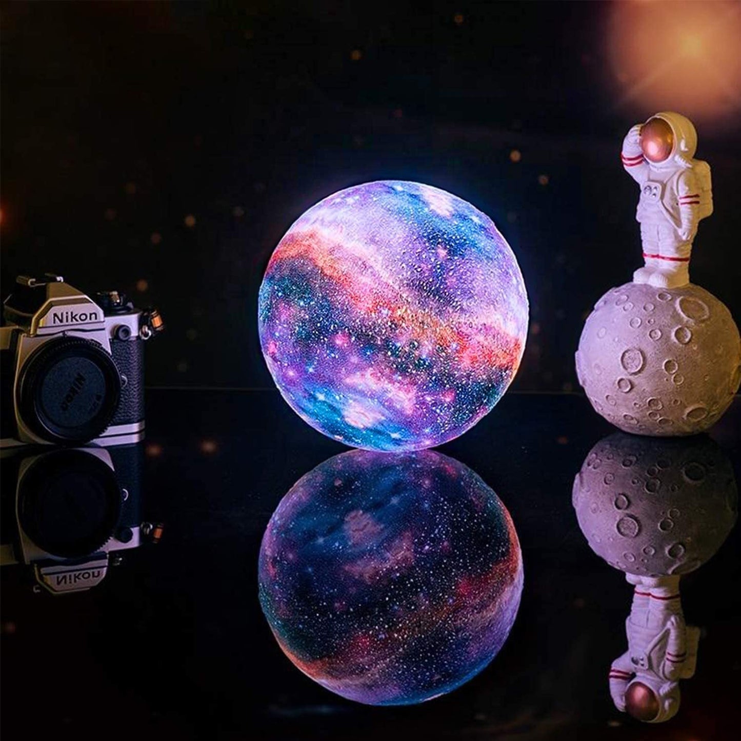 SterrenGlans Galaxy Lampe – LED Nachtlicht mit Touch-Steuerung | Brehn