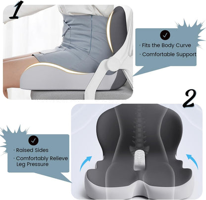 BODYFORM PAD – Ergonomisches Sitzkissen aus Memory-Schaum für täglichen Komfort