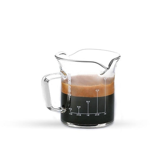 Espresso-Glas-Messbecher Unzen-Messbecher Doppelausgüsse Kaffeetasse | Brehn