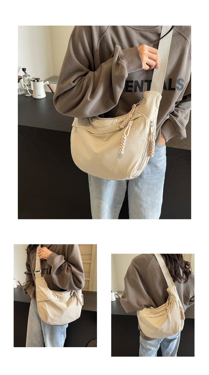 EVERCARRY – Nylon-Schultertasche mit intelligenten Fächern für den täglichen Gebrauch