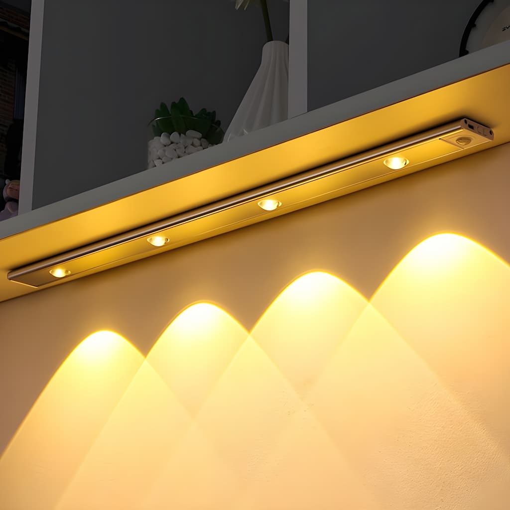 Brehn | Kabellose LED-Leuchte mit Bewegungssensor | Wiederaufladbar, Dimmbar & 3 Farben