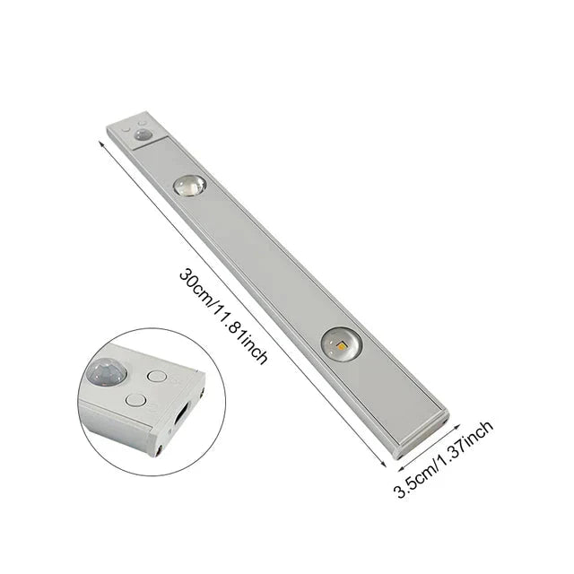 Brehn | Kabellose LED-Leuchte mit Bewegungssensor | Wiederaufladbar, Dimmbar & 3 Farben