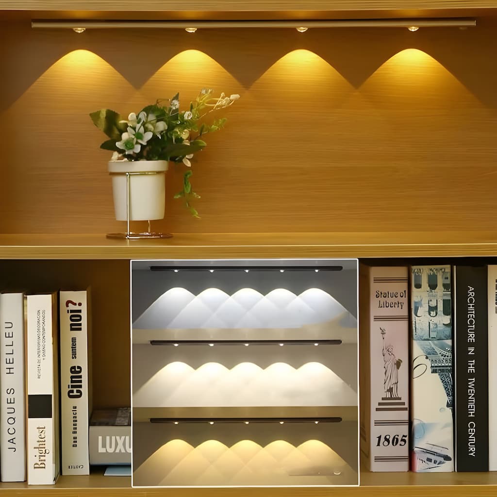 Brehn | Kabellose LED-Leuchte mit Bewegungssensor | Wiederaufladbar, Dimmbar & 3 Farben
