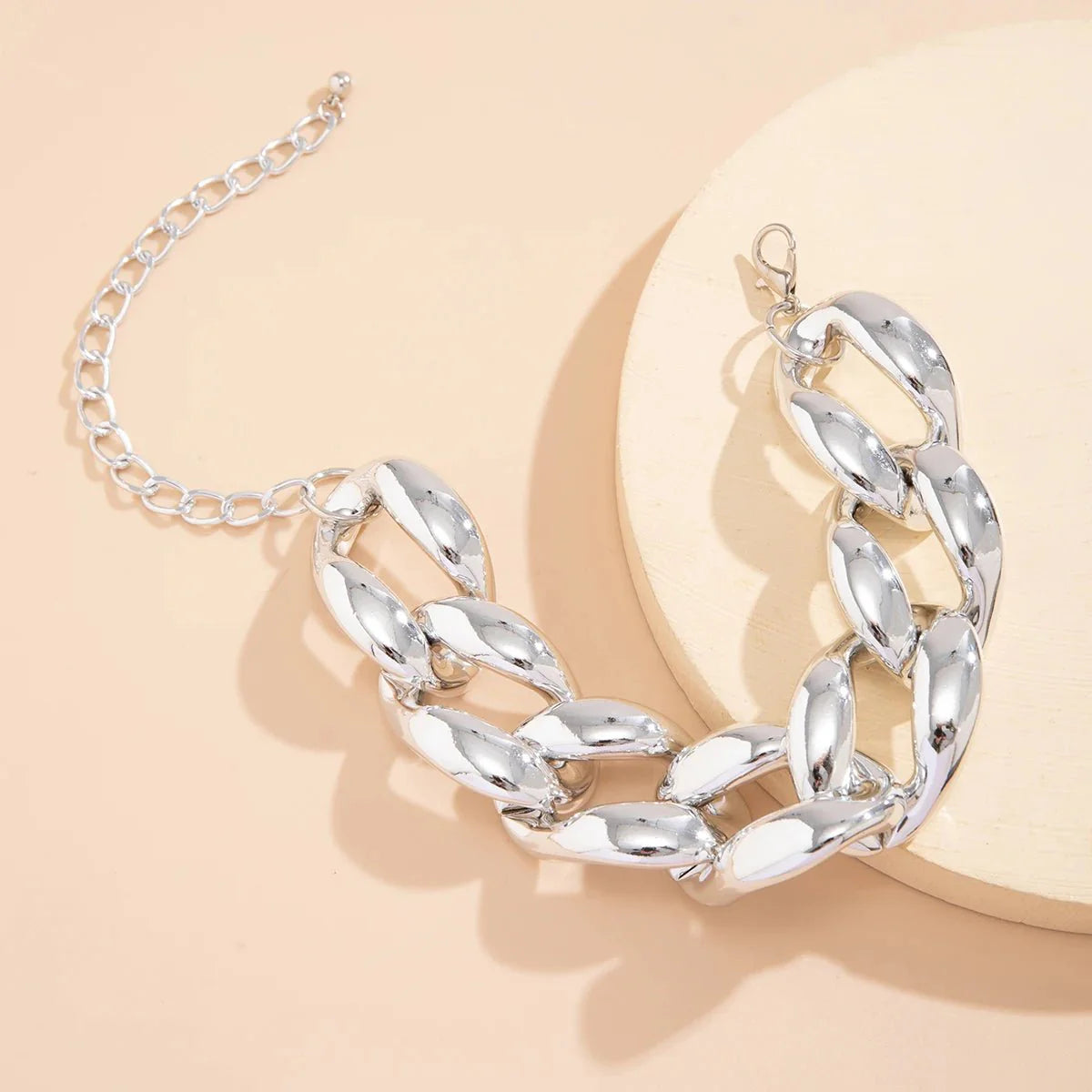Brehn | Übertriebene Chunky Cuban Link Choker-Halskette