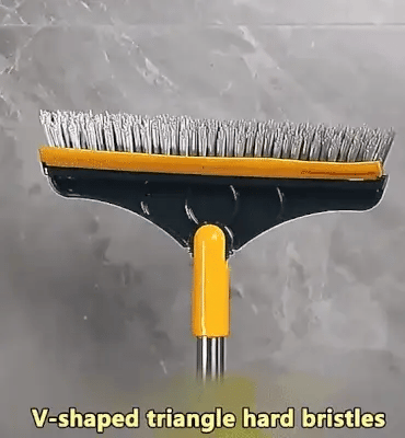 Brehn | LuxiClean Dual Action Bodenreinigungsbürste | Müheloses Reinigen und Kehren für ein funkelnedes Finish