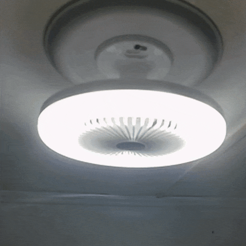 LED-Deckenventilator zur Schraubmontage – Kein Elektriker erforderlich, mit Fernbedienung | Brehn