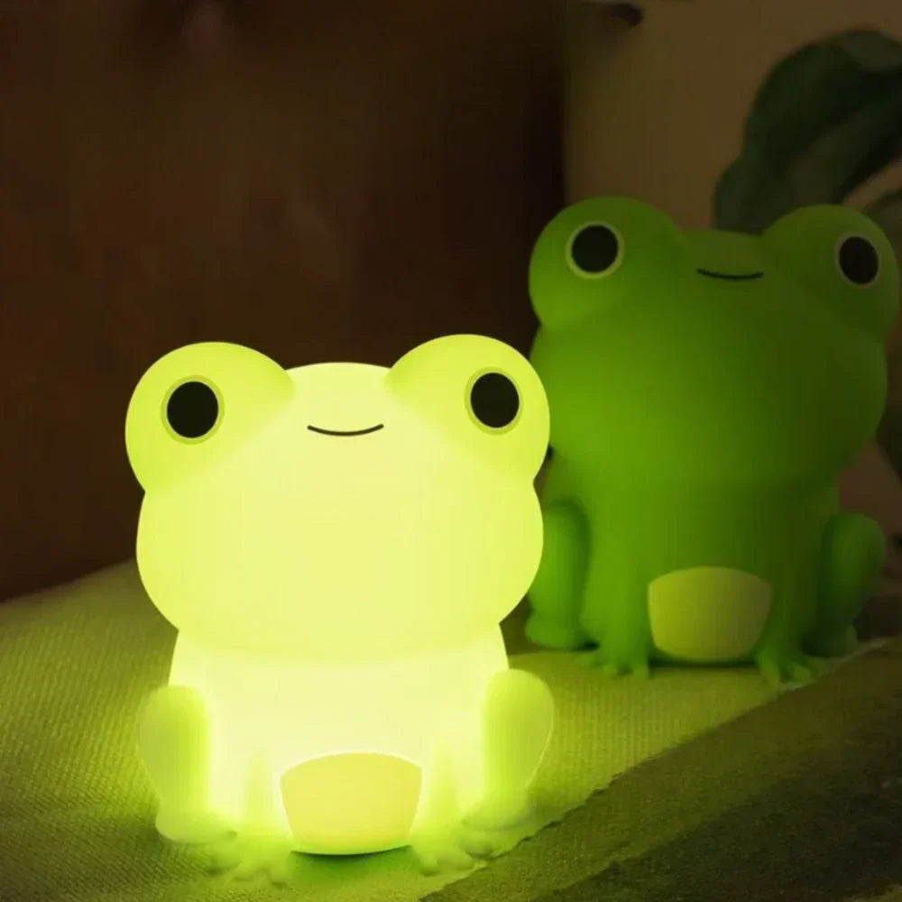 Nachtlicht aus Silikon, Tier-Nachttischlampe