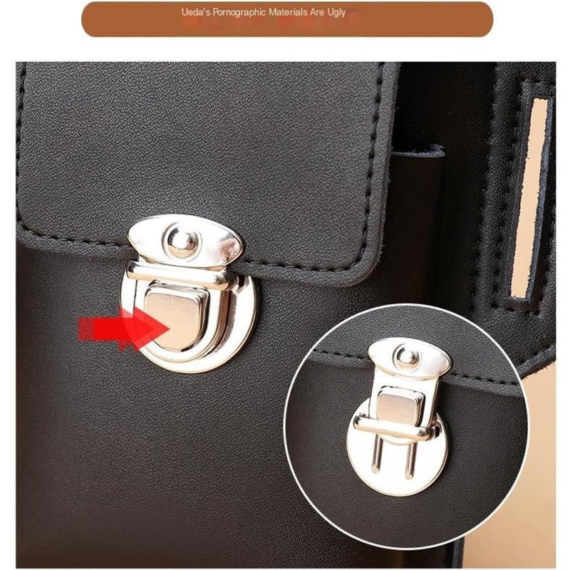 Brehn | PU-Leder Gürteltasche für Handy & Essentials