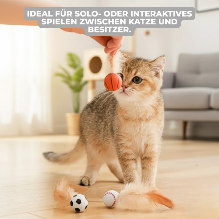 FetherSprint — Entfessle den wilden Jäger in deiner Katze mit lautlosem Spielspaß! | Brehn