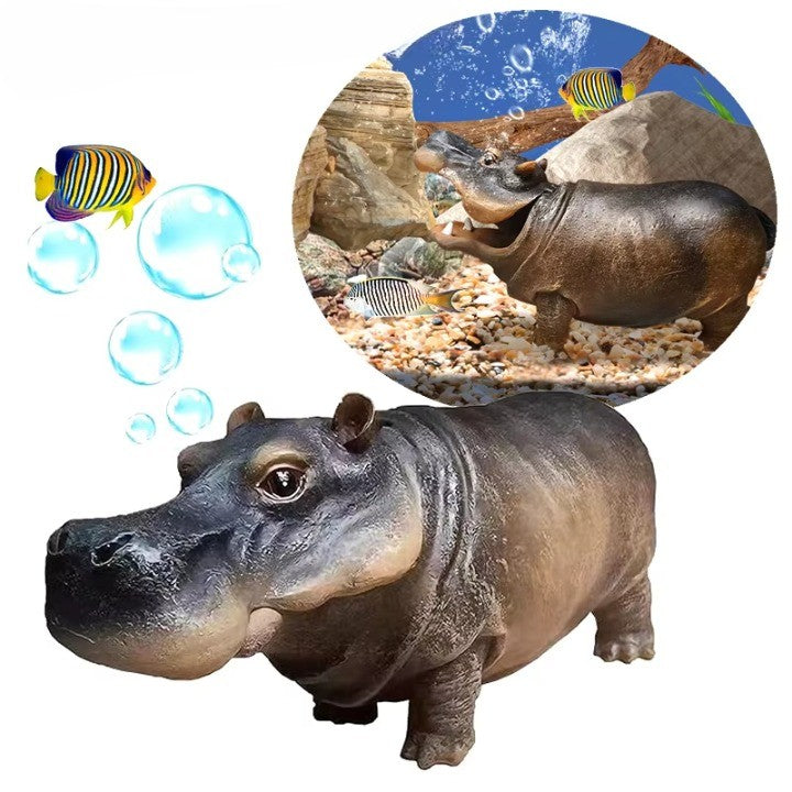 Mini Hippo Dekorative Fischtank LuftBrehnubber | Brehn