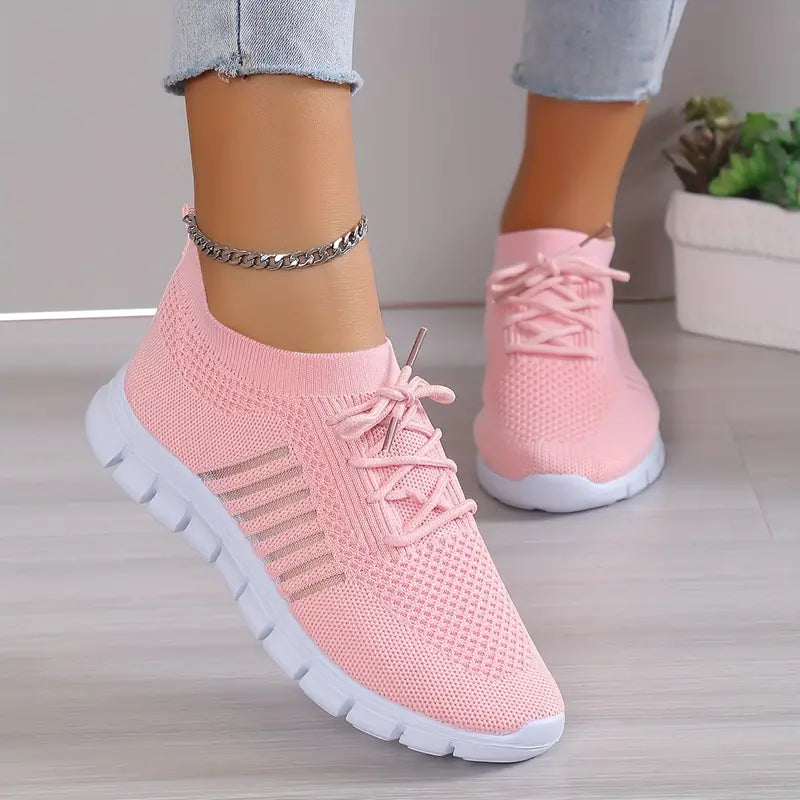 Atmungsaktive Schnürschuhe Laufschuhe Sneakers