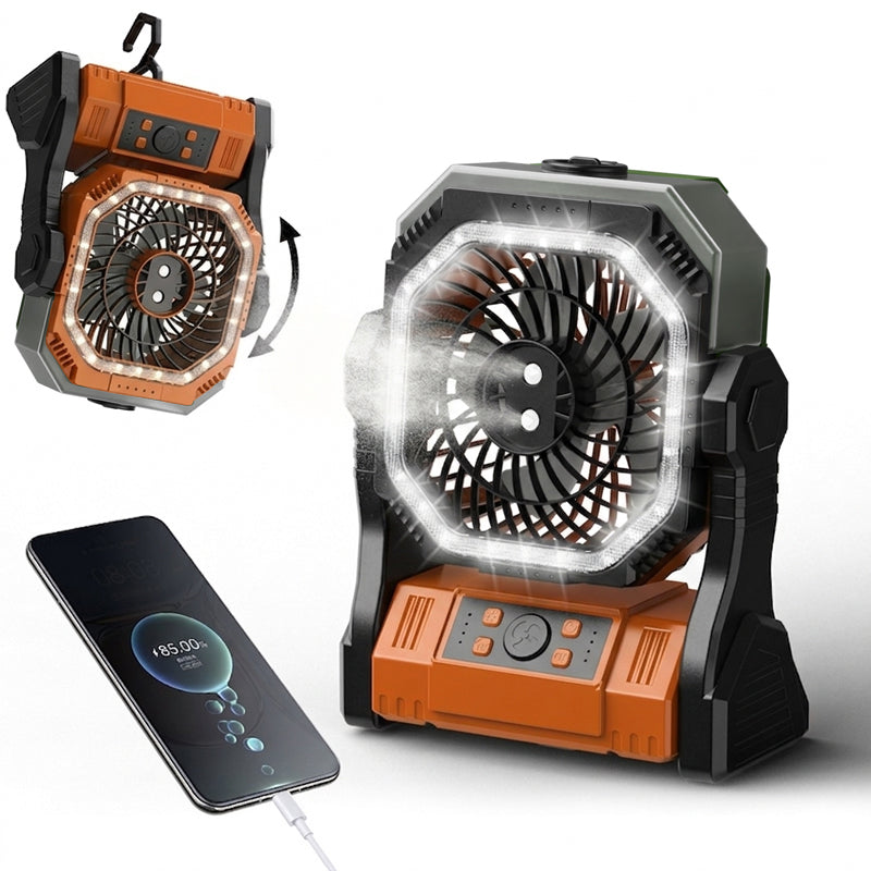 Wiederaufladbarer Outdoor Camping Ventilator Licht | Brehn