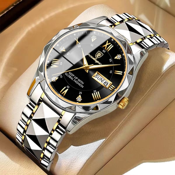 Wasserdichte Luxus-Herrenarmbanduhr einer Top-Marke mit Leuchtfunktion