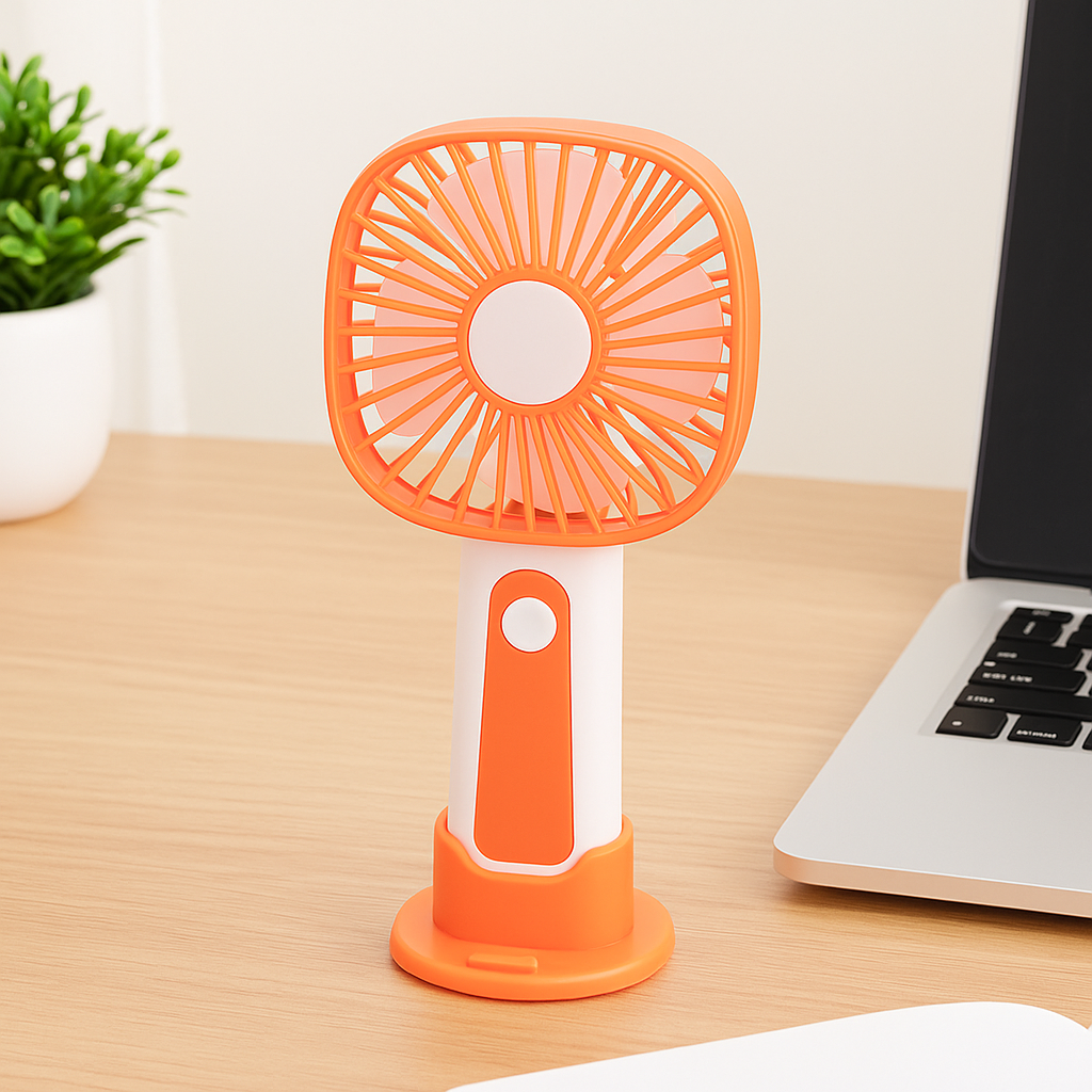 Mini Handheld Fan – 3-Geschwindigkeit USB Wiederaufladbar | Brehn