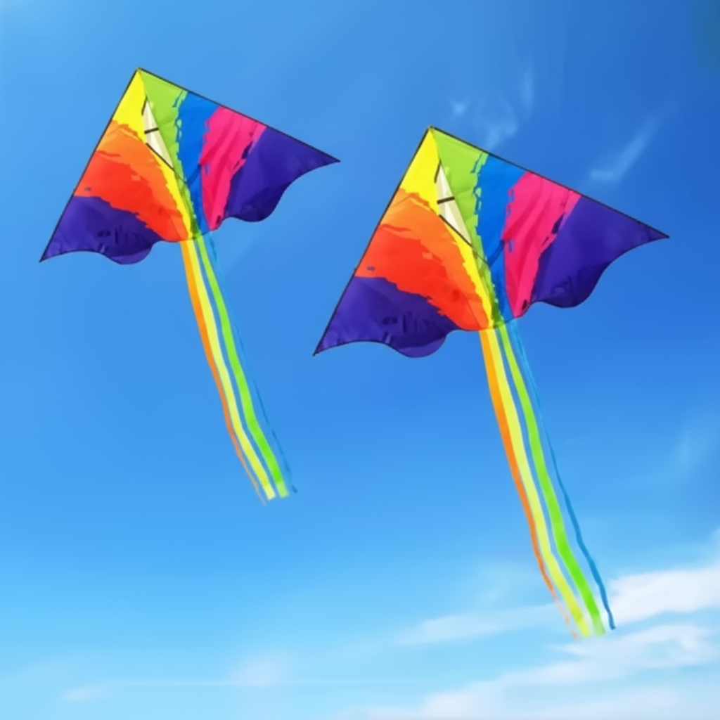 Brehn | Bunter Longtail Outdoor Regenbogen Drachen