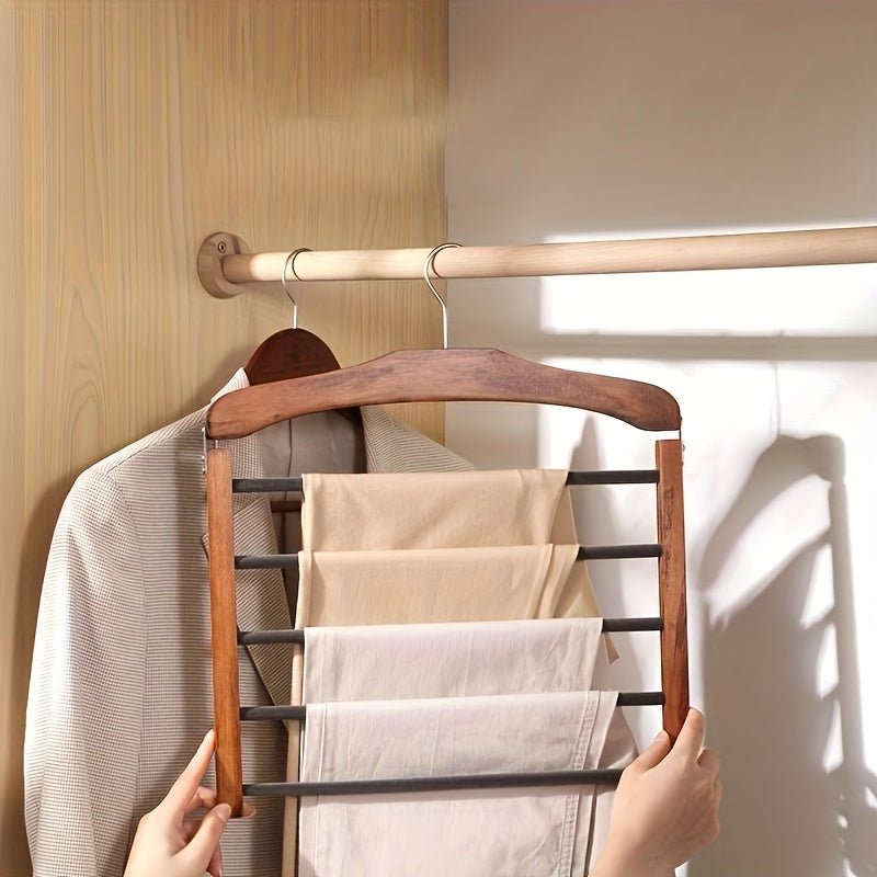 Holz Hosenbügel Multi-Layer 2er Set | Brehn