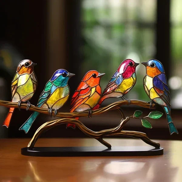 Farbige Glasvögel für schickes Innendesign - ChicGlass Birds | Brehn