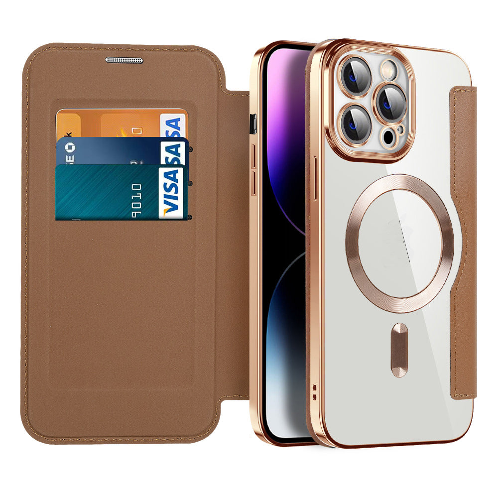 Brehn | Flip Case mit Magnetfunktion für das Handy