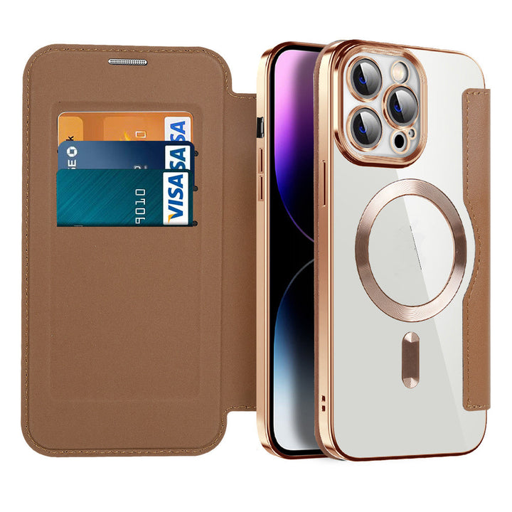 Brehn | Flip Case mit Magnetfunktion für das Handy