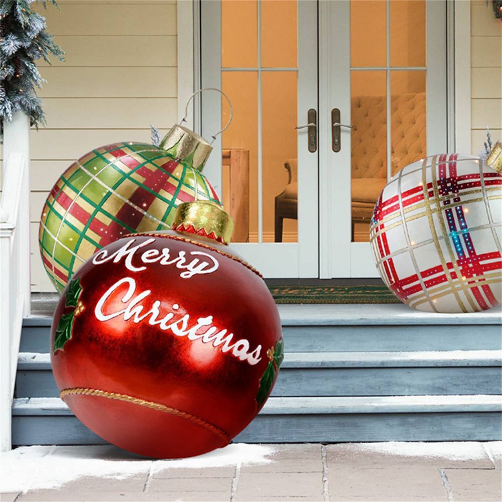 Brehn | Outdoor-Weihnachts-PVC-aufgeblasener dekorierter Ball
