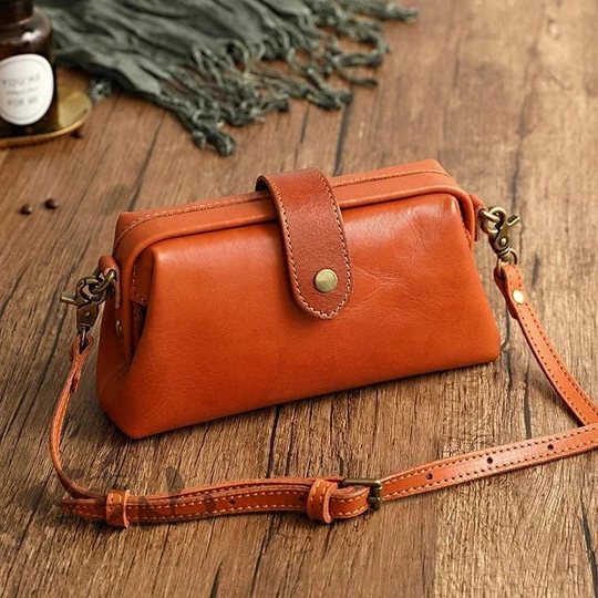 Brehn | Echtes Leder Retro Handmade Tasche
