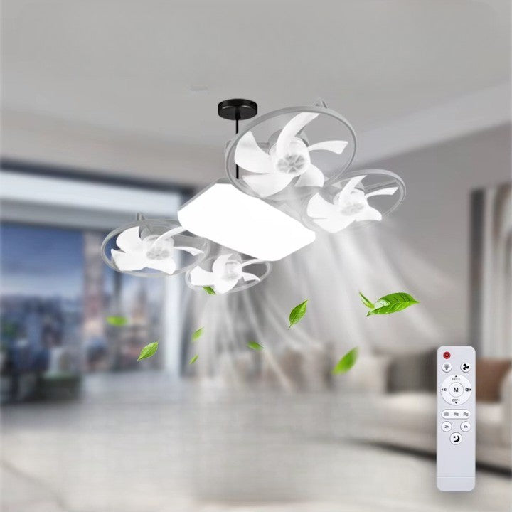 Brehn | Sommer Cool Multi-Propeller Moderner LED Deckenventilator