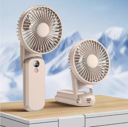 Neuer Handheld faltbarer wiederaufladbarer Mini Ventilator | Brehn