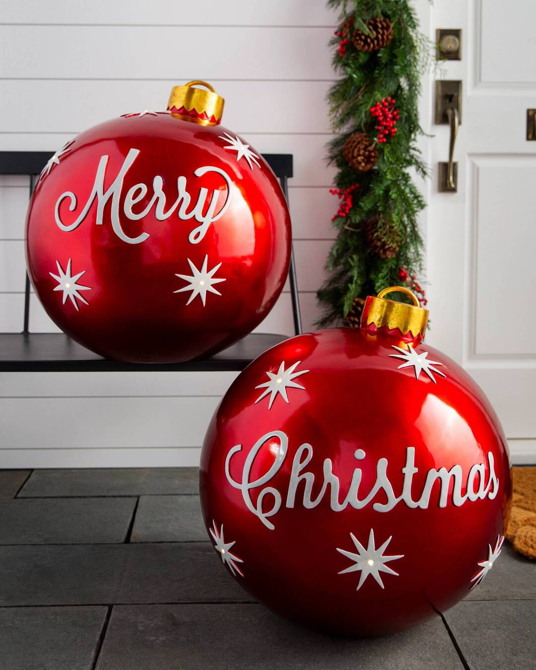 Brehn | Outdoor-Weihnachts-PVC-aufgeblasener dekorierter Ball