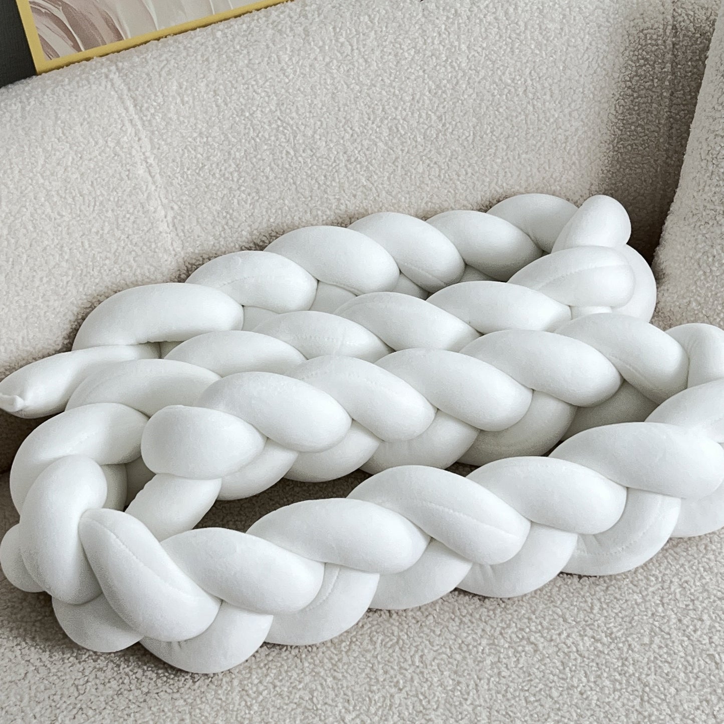 Brehn | WaveCushion - Moderner Waschbarer Bodenkissen mit Geometrie