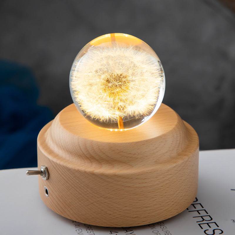 Kristallkugel LED Nachtlicht | Brehn
