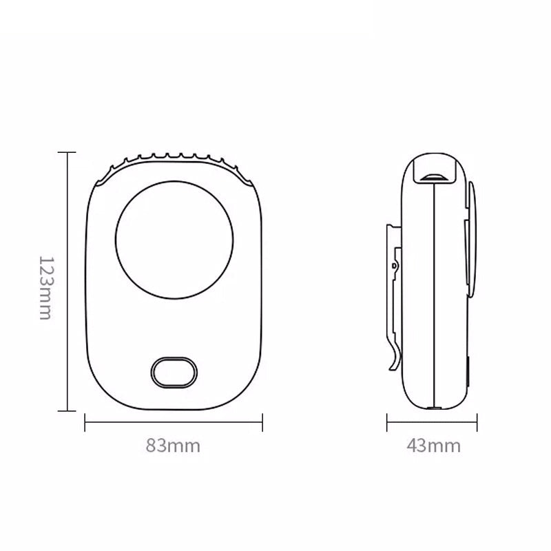 Tragbarer USB-Lüfter | Brehn
