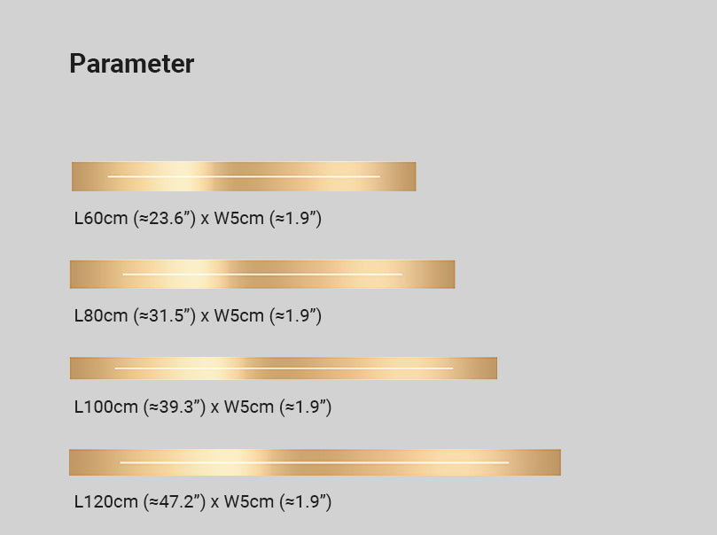 Moderne LED Wandleuchte - LumièreGold | Brehn