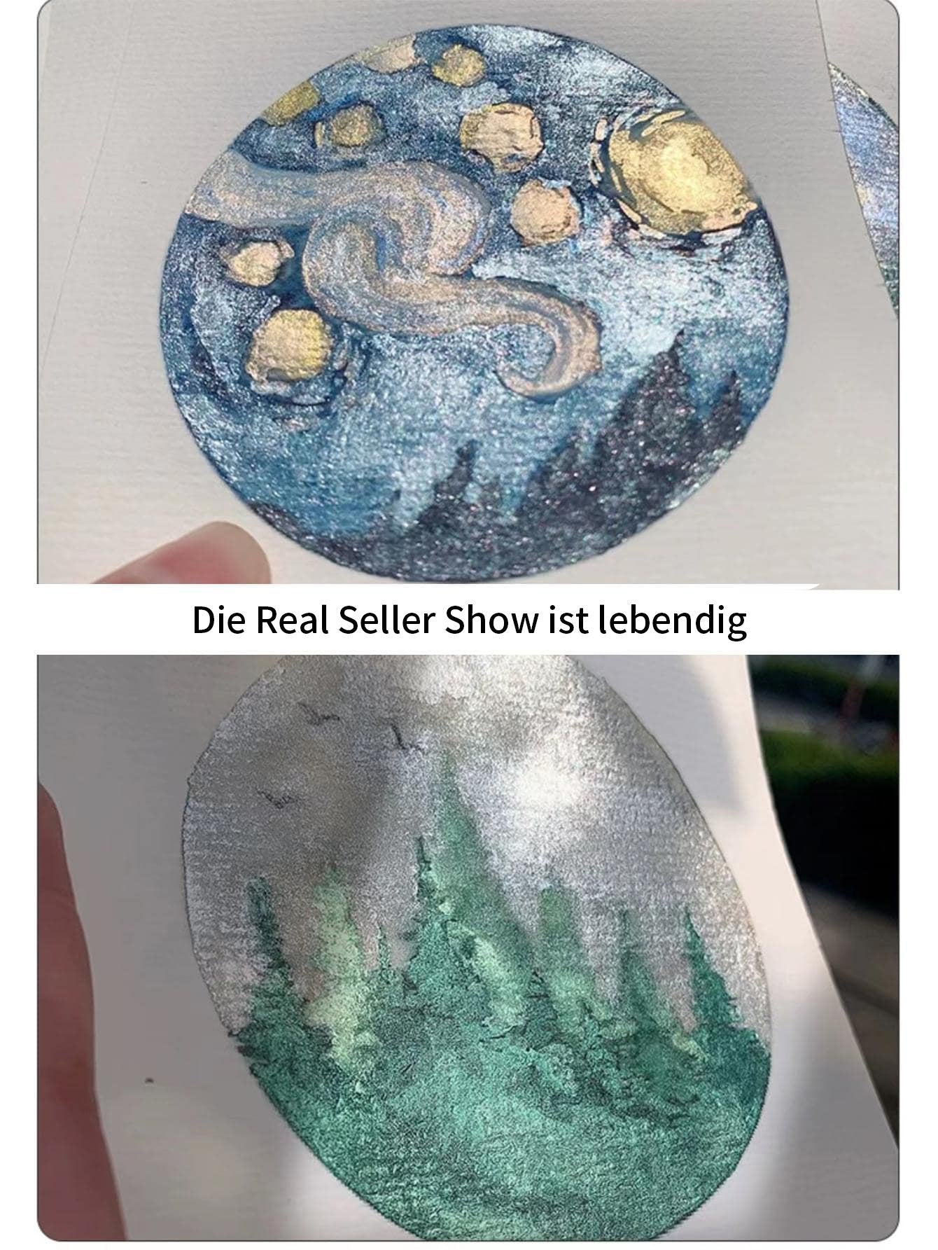 20 Farben Aquarell Malkasten