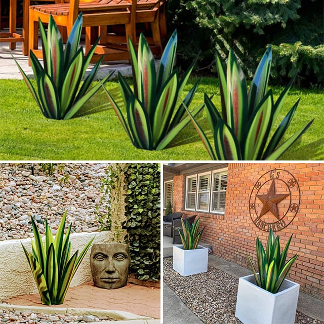 Anti-Rost Metall Tequila Agave Pflanze | Brehn