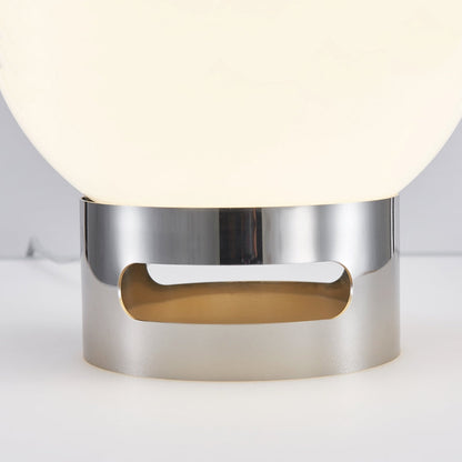 Brehn | OpalElegance Lampe - Minimalistische Tischlampe im Bauhaus-Stil