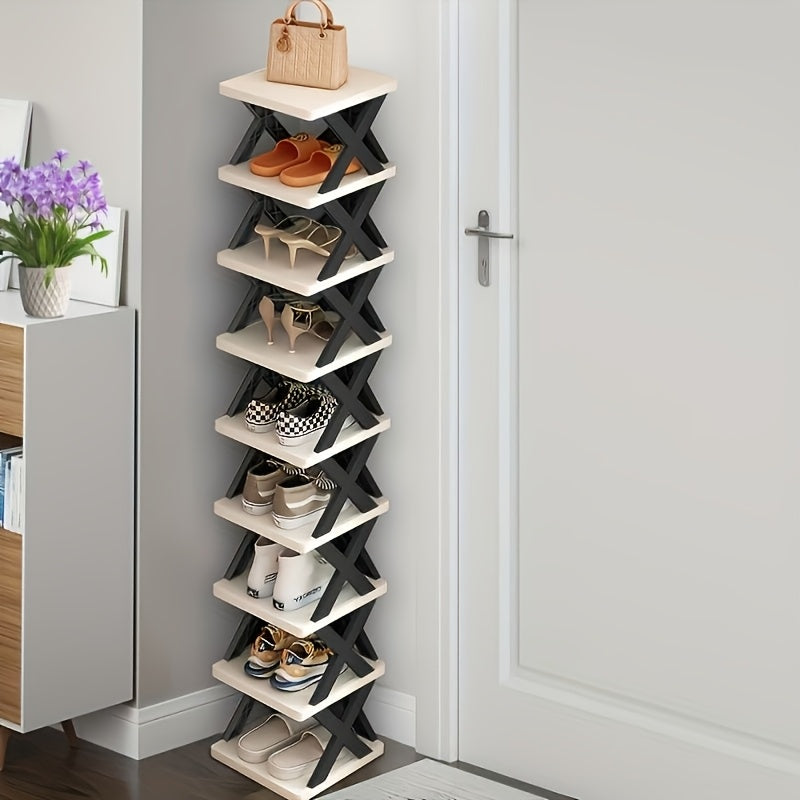 Schmales Schuhregal Turm | Brehn