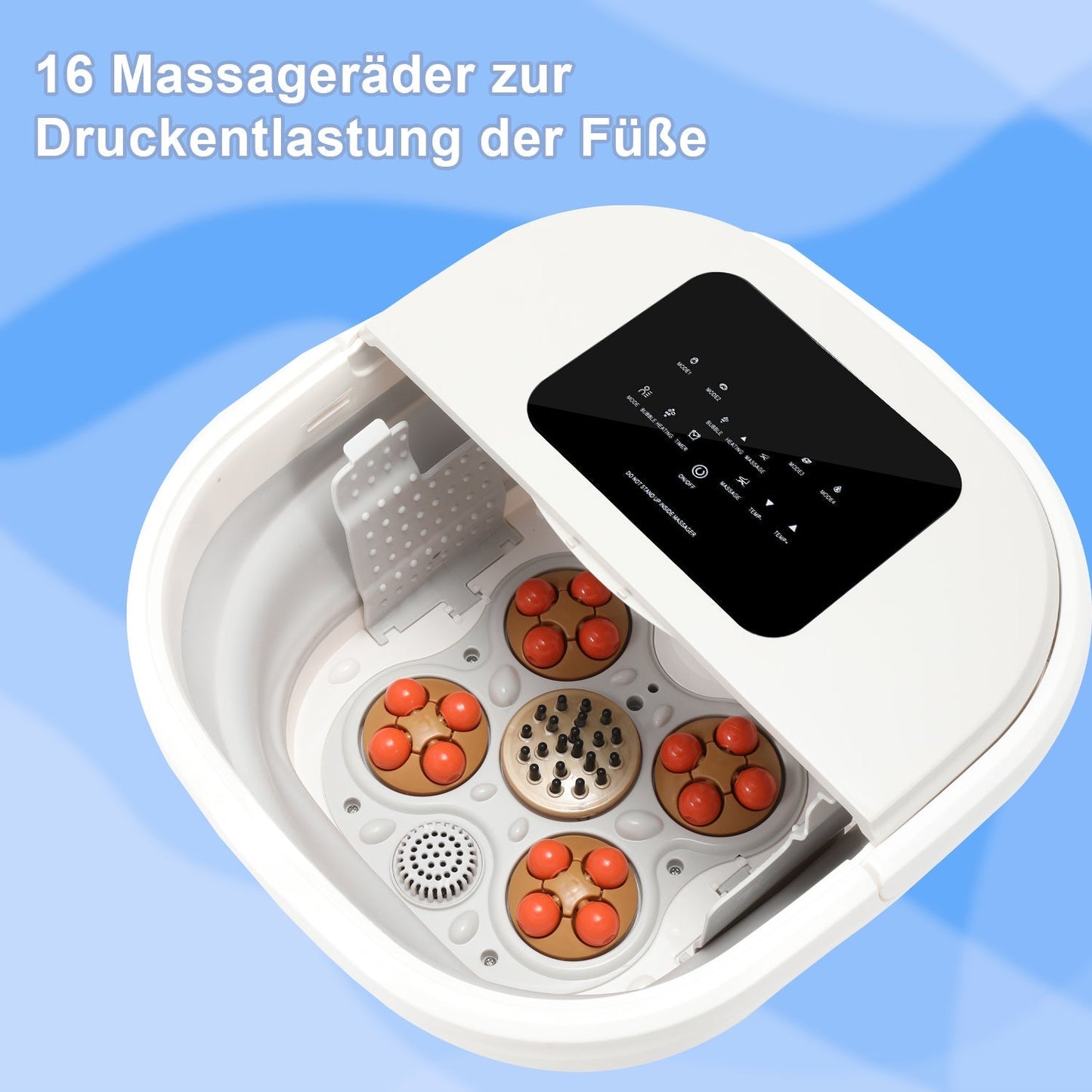 Fußmassagegerät elektrisch Wärme Klappbar | Brehn