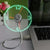 USB Tischventilator mit LED-Uhranzeige | Brehn