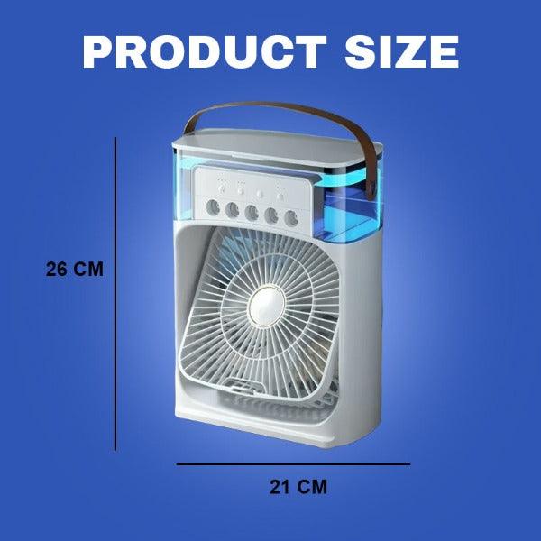 Wasser Luftkühler Ventilator - 3 in 1 Eis-kalte Kühlungs Klimaanlage Luftbefeuchter tragbarer Mini Luftkühler Ventilator | Brehn