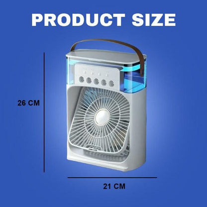 Wasser Luftkühler Ventilator - 3 in 1 Eis-kalte Kühlungs Klimaanlage Luftbefeuchter tragbarer Mini Luftkühler Ventilator | Brehn