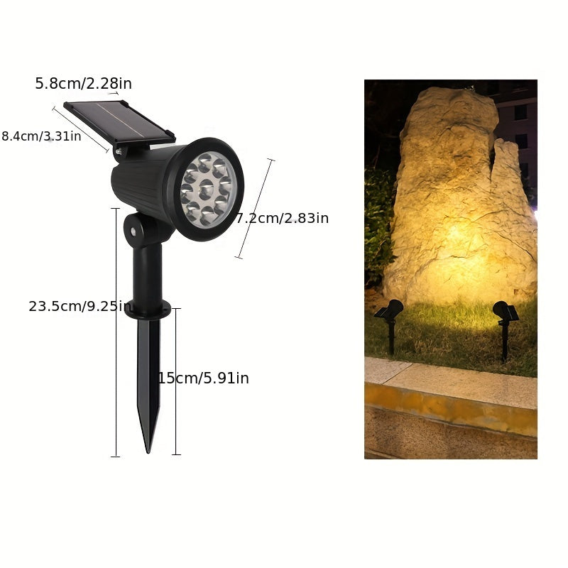 SolarLuxe Spotlight - Nachhaltige 9LED Gartenbeleuchtung | Brehn