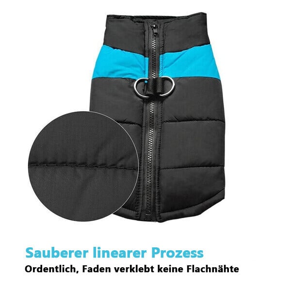 XXL Dog Vest Outdoor S-7XL | Warmer, Waterproof Dog Coat with Integrated Leash Attachment