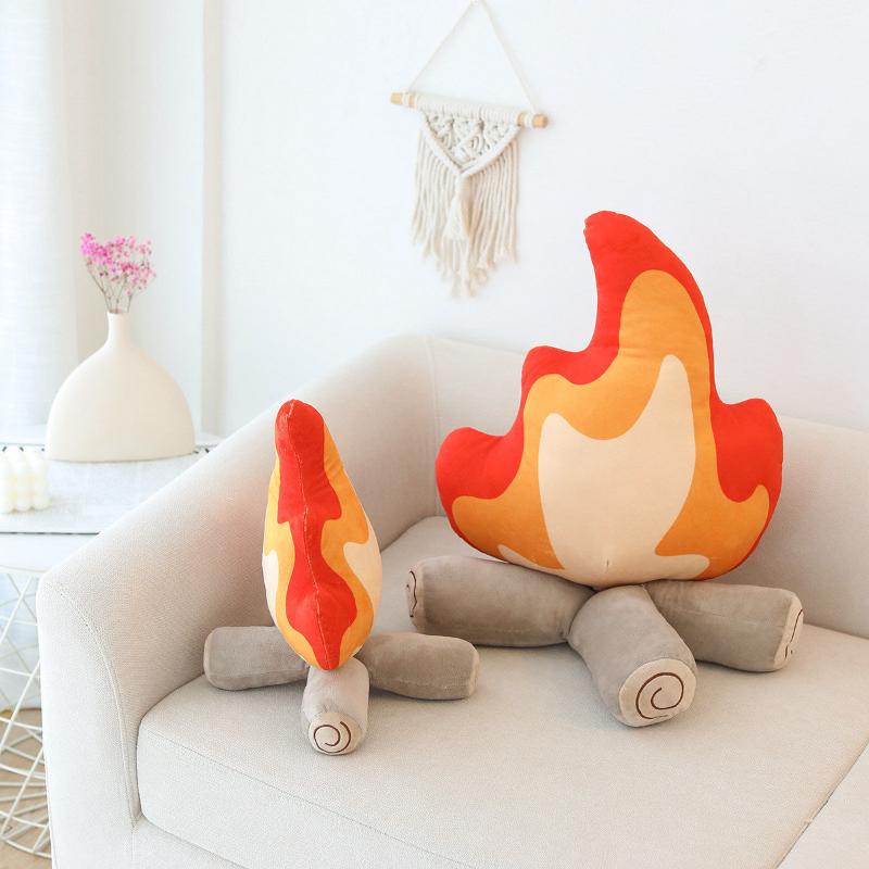 Brehn | Feuer Plüsch Dekokissen
