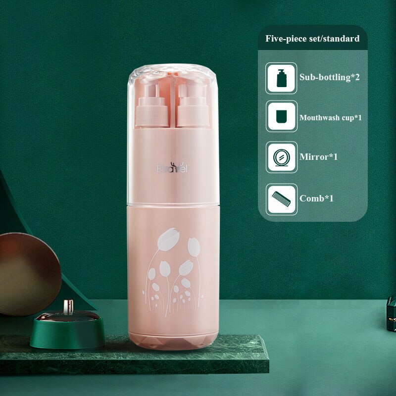 Brehn | LuxeVoyage Elite Reise-Kulturbeutel Set | 8-in-1 minimalistische Essentials für mühelose Organisation und Stil unterwegs