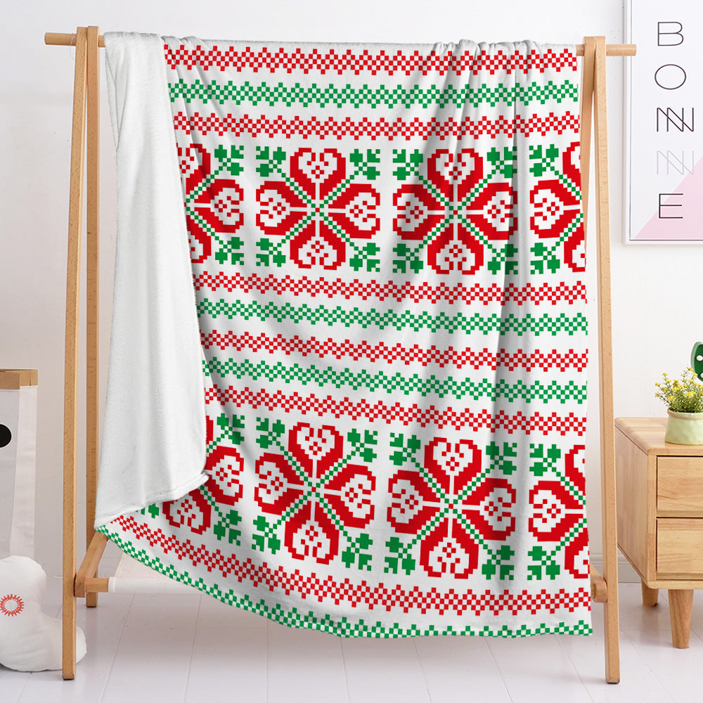 Brehn | Weihnachten 3D Digitaldruck Flanelldecke
