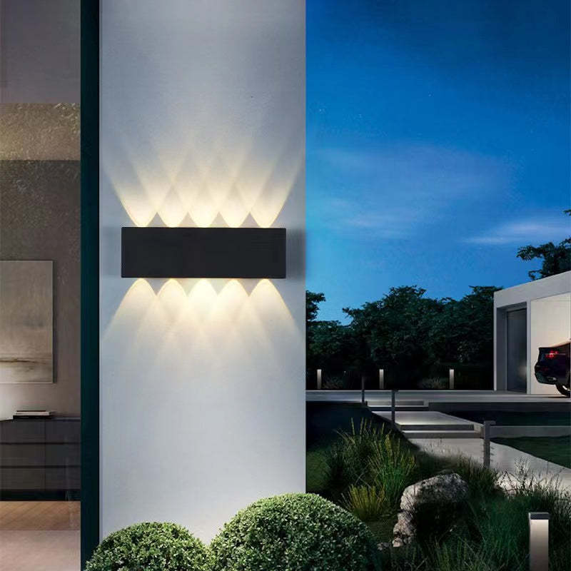 Outdoor wasserdichte Aluminium LED Wandleuchte